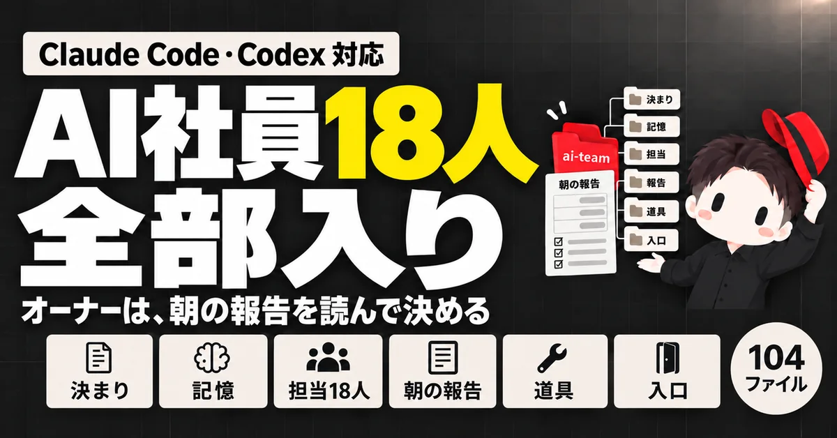 AI社員一式のサムネイル